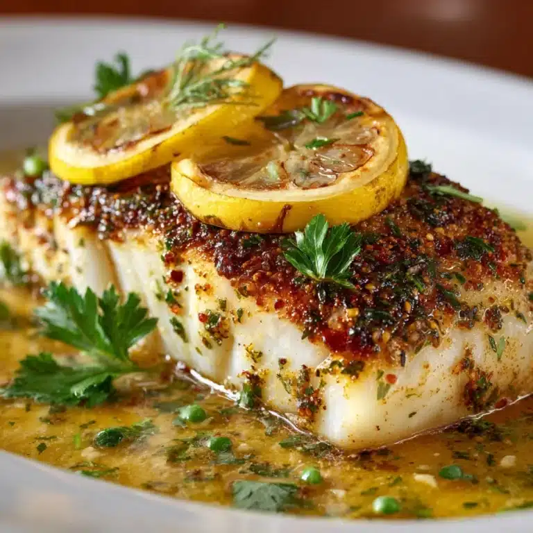 Delicious Zesty Lemon Butter Fish Fillet Recipe