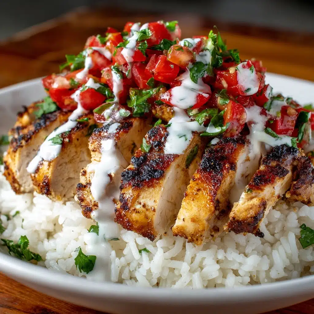 Tandoori Chicken Over Rice Recipe - Recipe Image