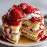 Strawberry Cheesecake Pancakes Recipe