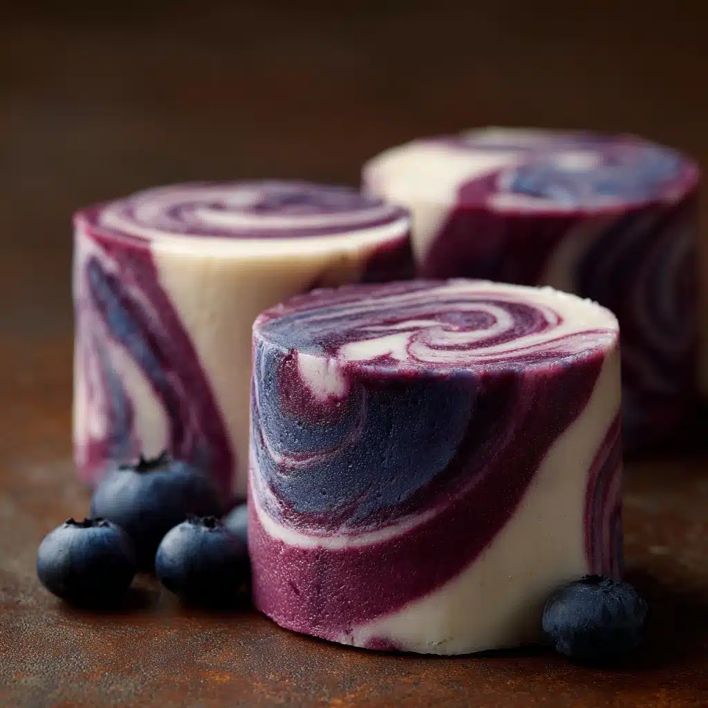 Blueberry Swirl Yogurt Bites Recipe - Recipe Image