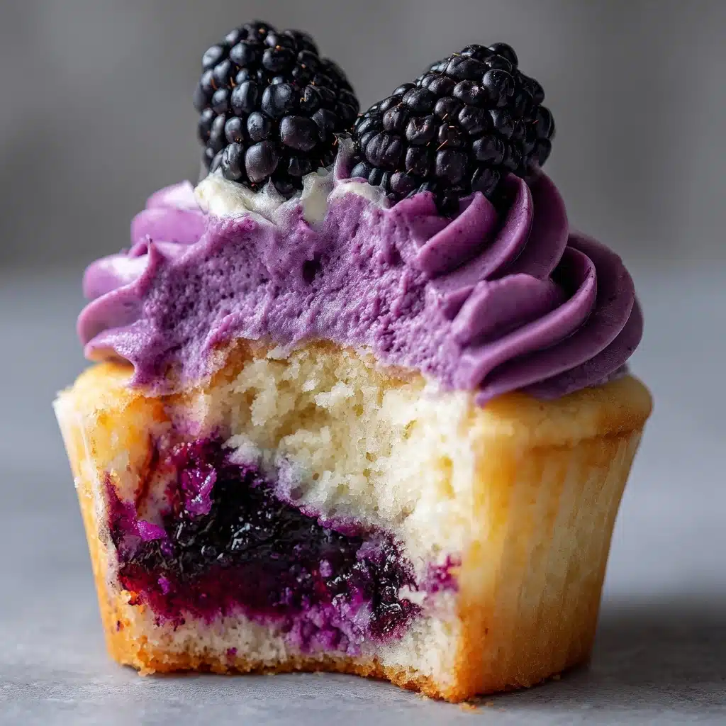 Blackberry Lime Cheesecake Cupcakes Recipe