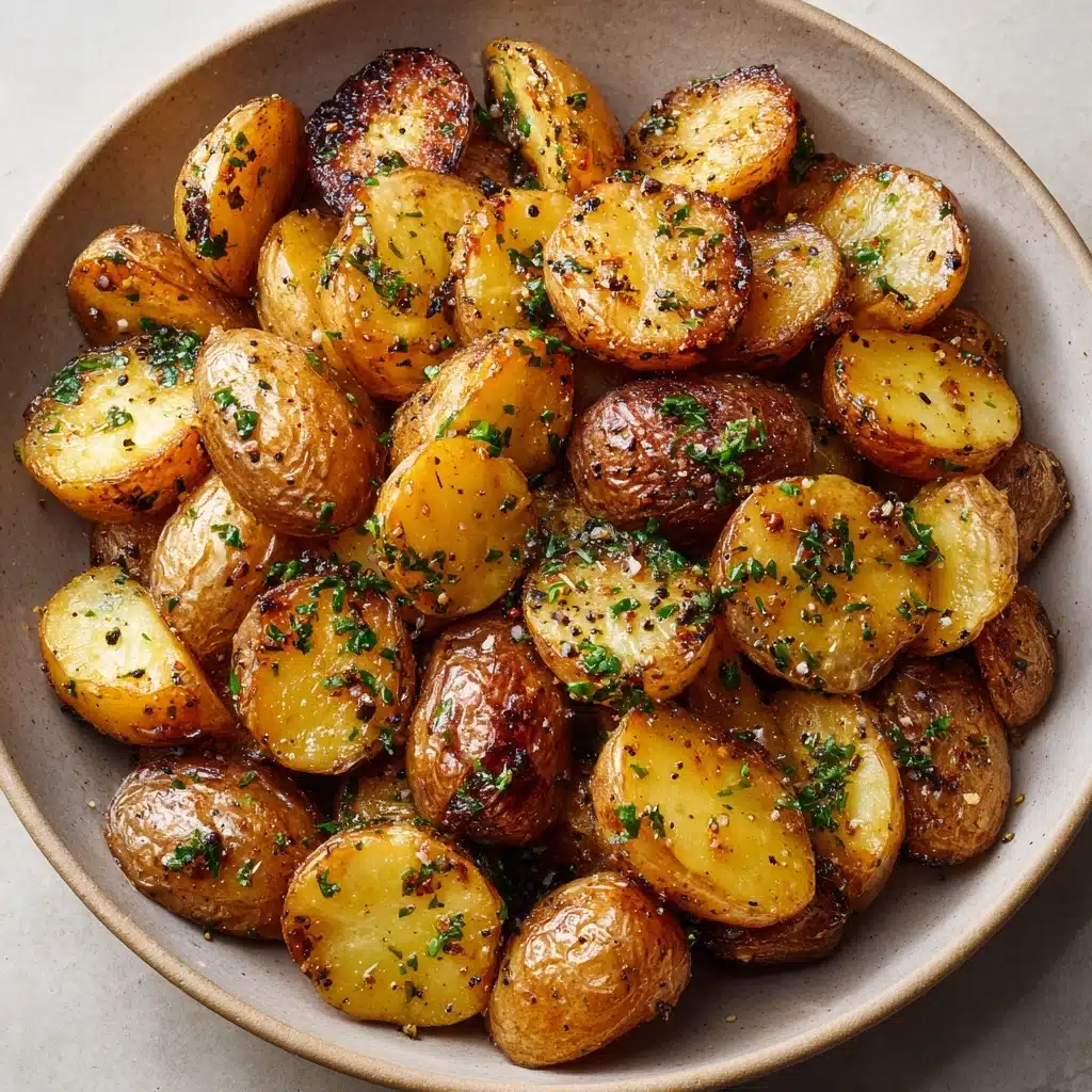 Garlic Roast Potatoes Recipe