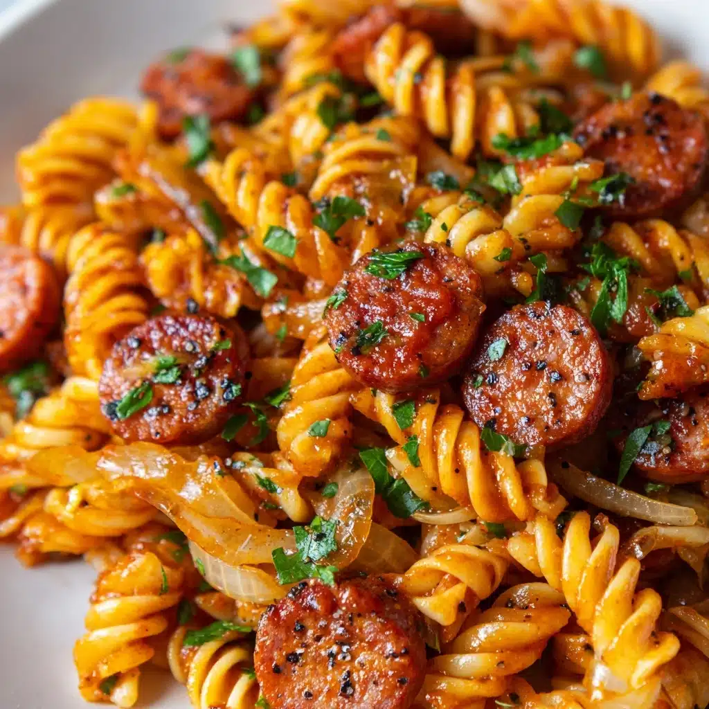 One Pot Kielbasa Pasta Recipe - Recipe Image