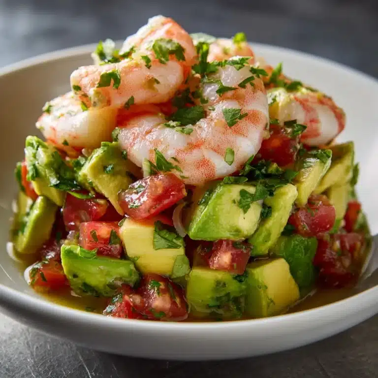 Avocado Salsa Shrimp Salad: Fresh, Zesty & Flavor-Packed! Recipe