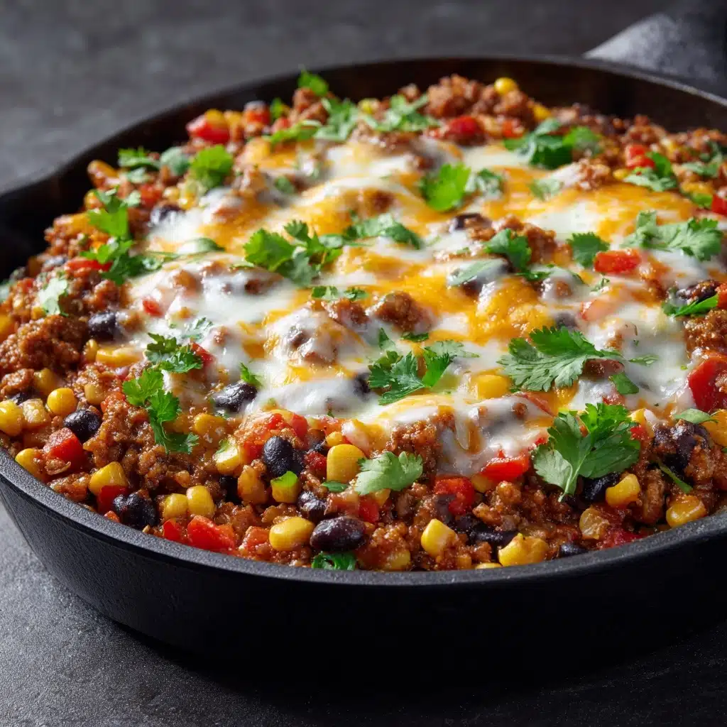 Mexican Beef and Rice Skillet Recipe - Recipe Image