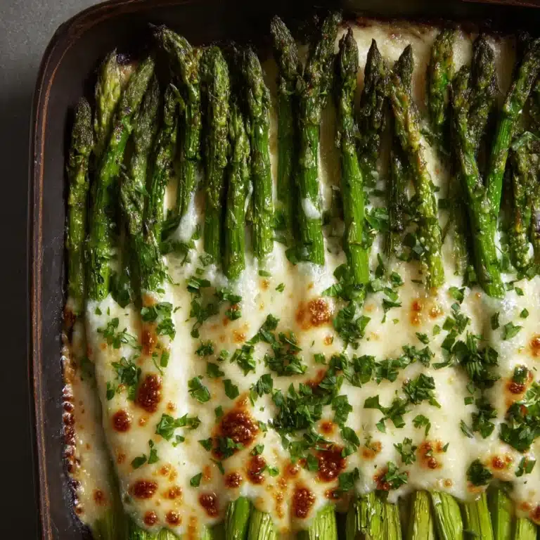 Cheesy Garlic Roasted Asparagus Recipe