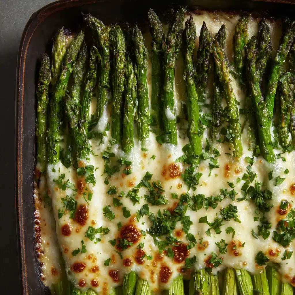 Cheesy Garlic Roasted Asparagus Recipe - Recipe Image