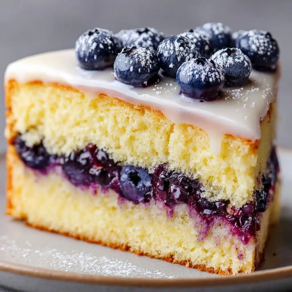 Blueberry Lemonade Buttermilk Cake Made Easy Recipe - Recipe Image