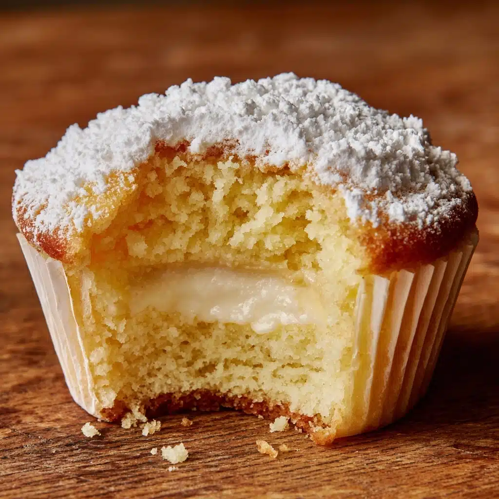 Fluffy Japanese Cotton Cheesecake Cupcakes Recipe - Recipe Image