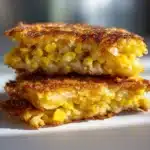 Crispy Cheddar Corn Potato Fritters Recipe