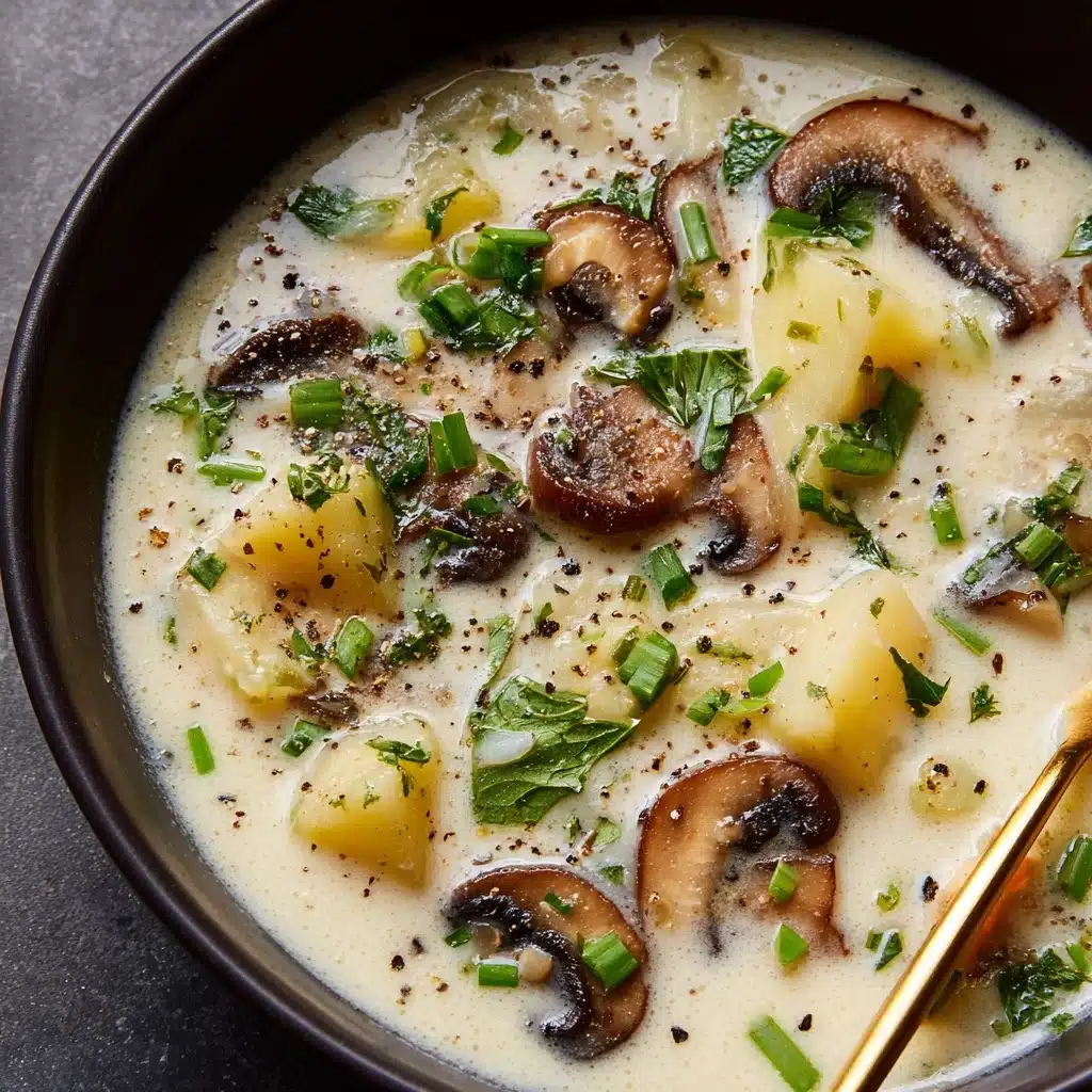Easy Cream of Mushroom Soup Recipe - Recipe Image