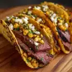 Grilled Steak Elote Tacos Recipe