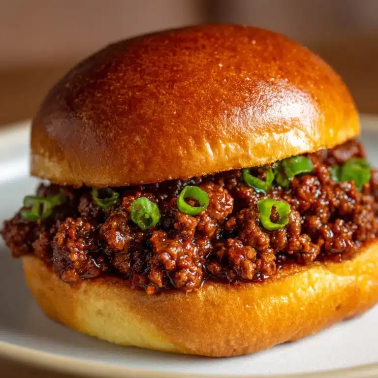 Korean Beef Sloppy Joes Recipe