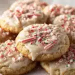 White Chocolate Dipped Peppermint Sugar Cookies Recipe