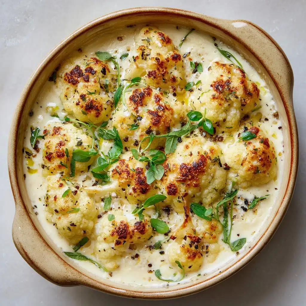 Cheddar Cauliflower and Roasted Garlic Soup Recipe