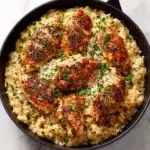 Chicken with Garlic Parmesan Rice Recipe