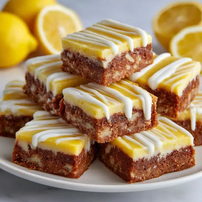 Gluten-Free Lemon Brownies Recipe