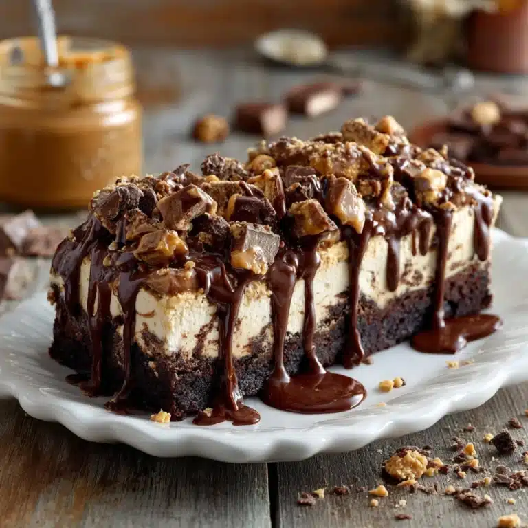 Snickers Poke Cake Recipe