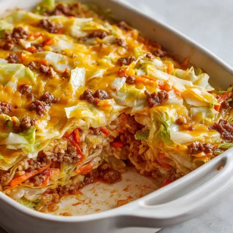 Cabbage Beef Bake Recipe