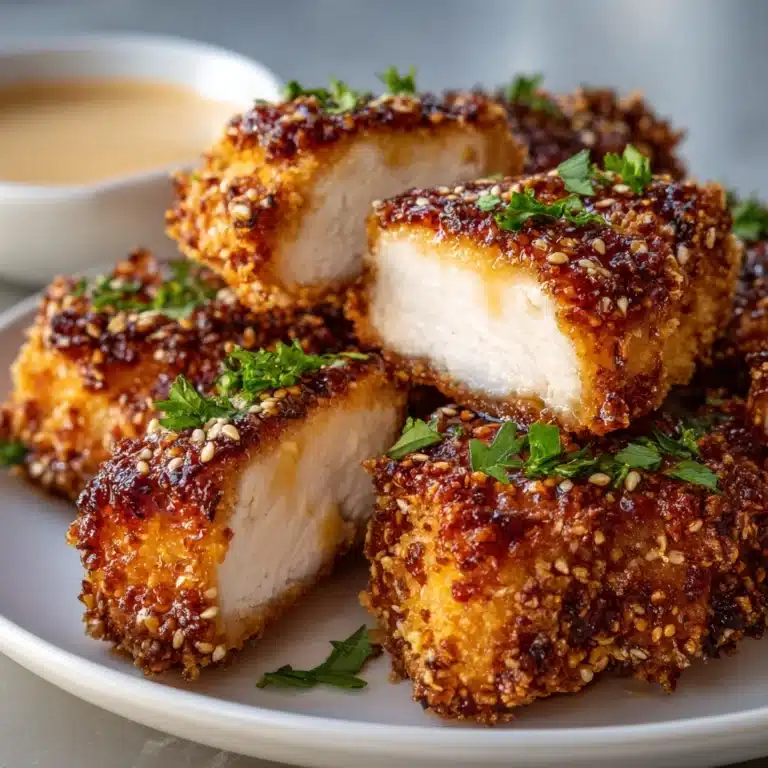 Air Fryer Honey Butter Garlic Chicken Tenders Recipe