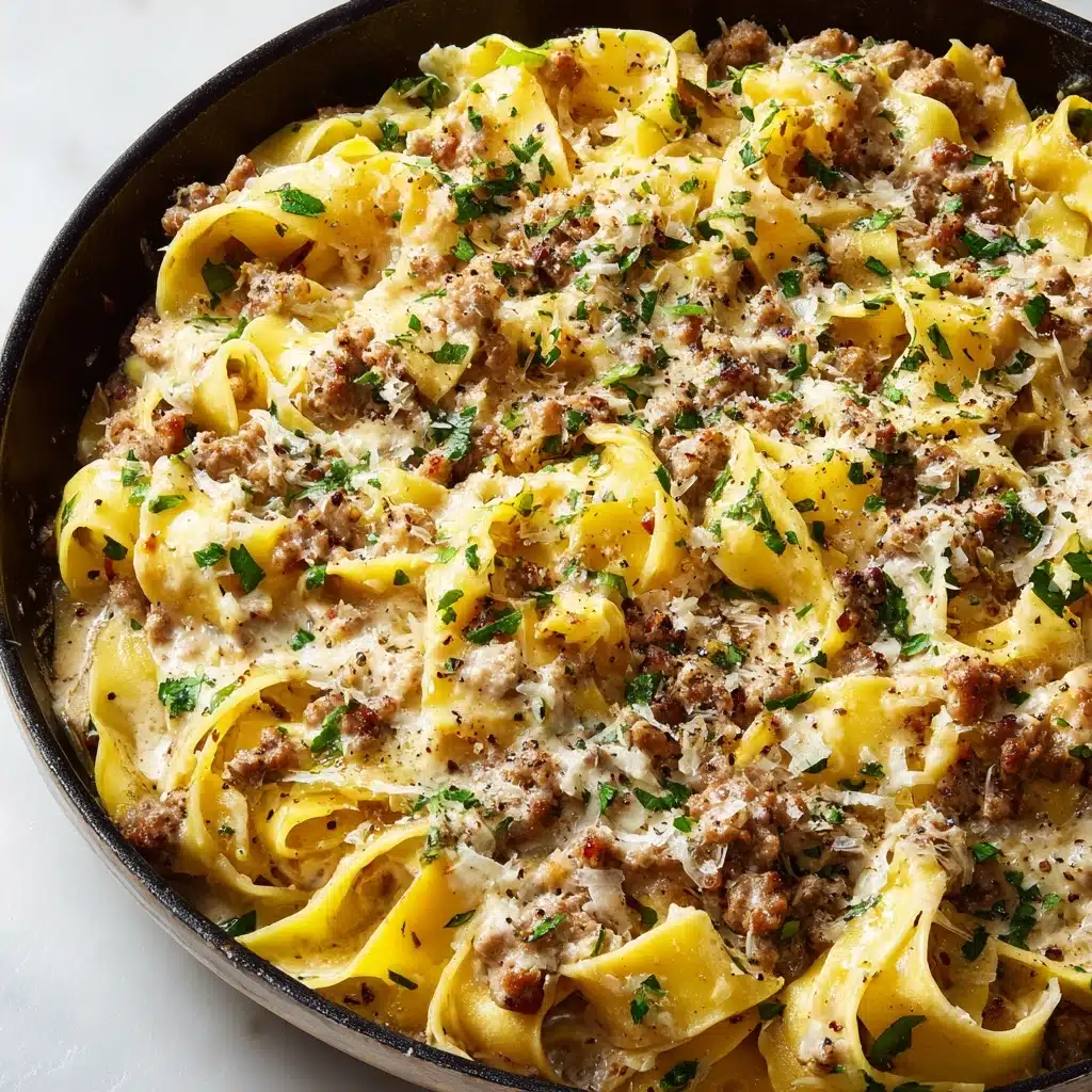 Ground Beef Alfredo Recipe - Recipe Image