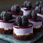 Blackberry Mini Cheesecakes Recipe