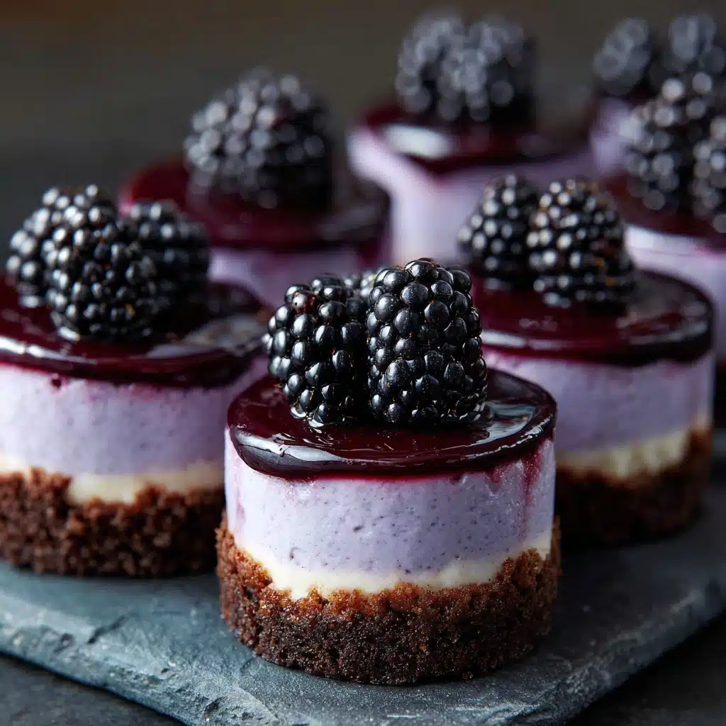 Blackberry Mini Cheesecakes Recipe