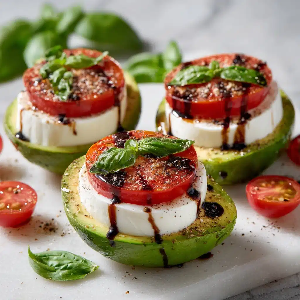 Caprese Stuffed Avocados Recipe