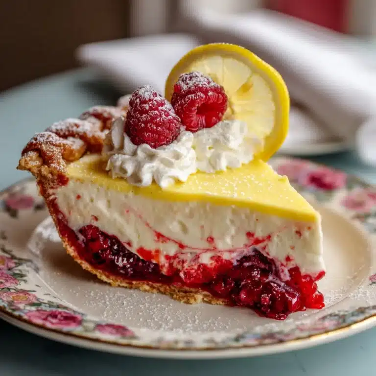 Lemon Raspberry Pie Recipe