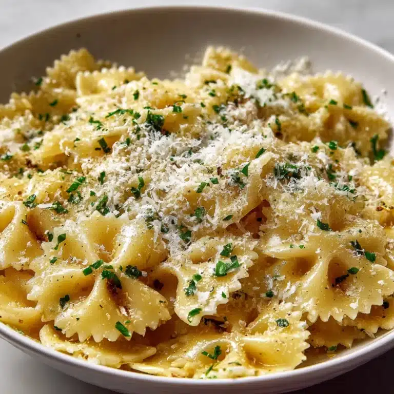 Garlic Parmesan Pasta Recipe