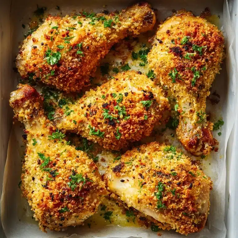 Garlic Parmesan Chicken Legs Recipe