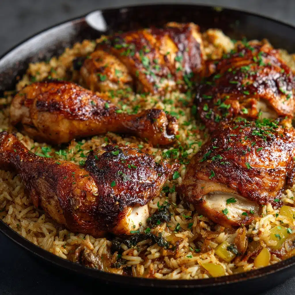 One Pot Sticky Coconut Rice & Chicken Recipe - Recipe Image