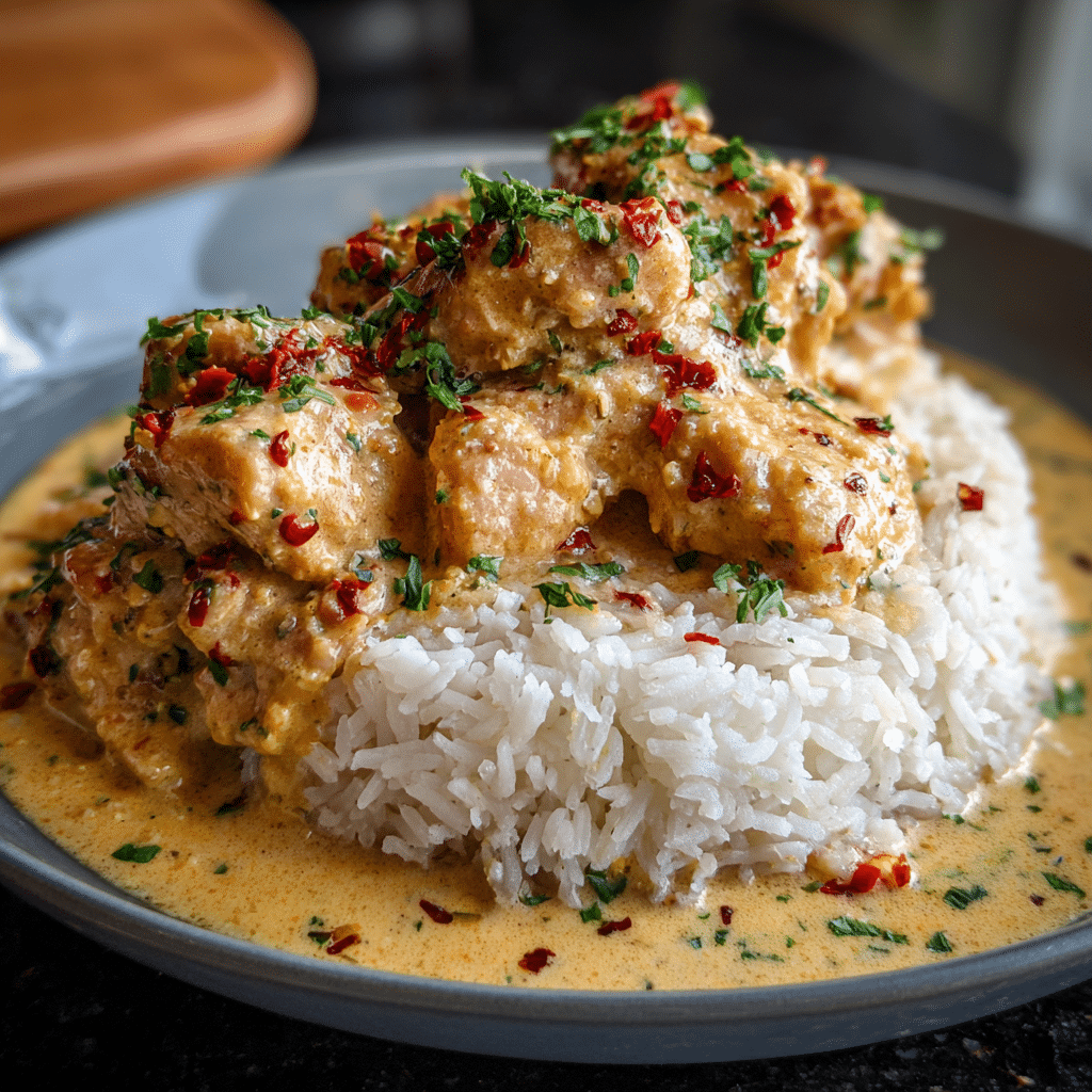 Best Smothered Chicken and Rice Recipe - Recipe Image