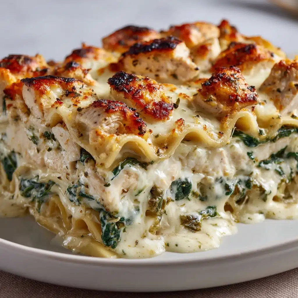 Creamy Chicken and Spinach Casserole Recipe - Recipe Image