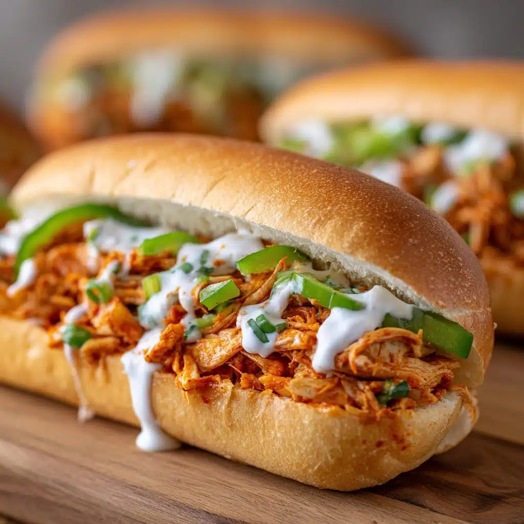 Buffalo Chicken Cheesesteak Recipe - Recipe Image