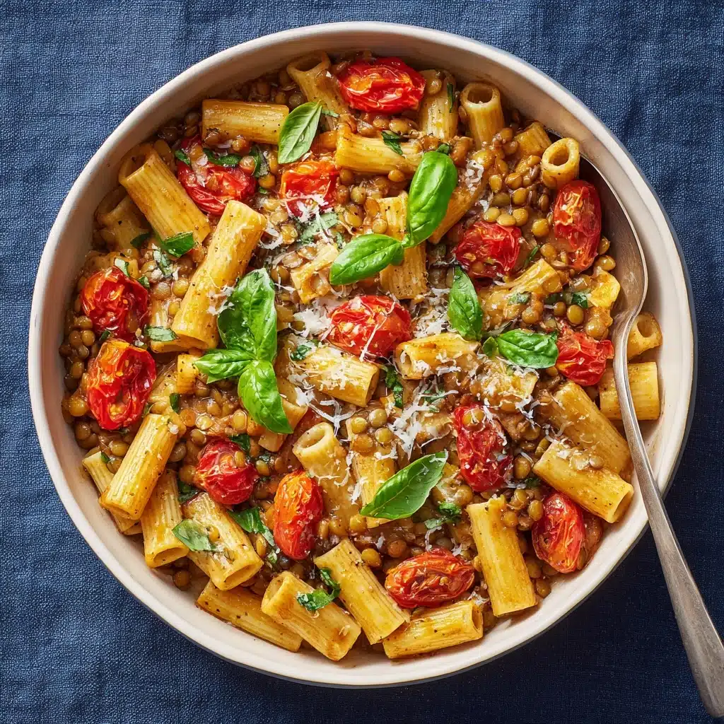 One Pot Lentil Pasta: A Quick and Nutritious Meal Recipe - Recipe Image