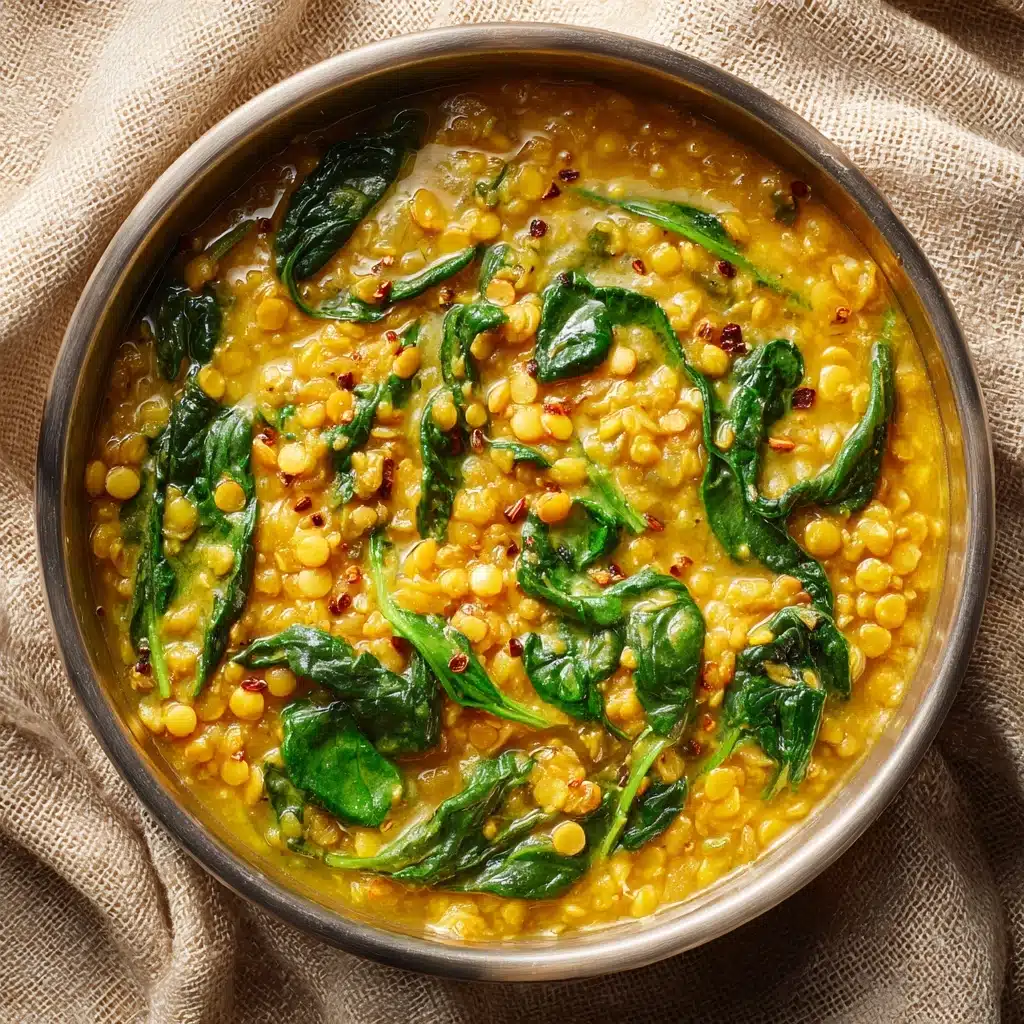 Indian Lentil Curry with Spinach Recipe - Recipe Image