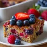 Mixed Berry Baked Oatmeal Recipe