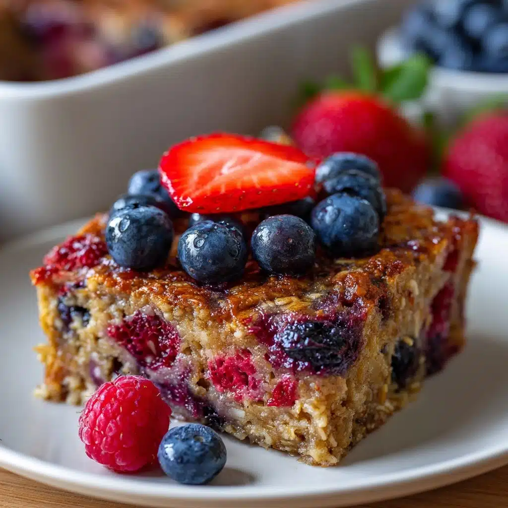 Mixed Berry Baked Oatmeal Recipe