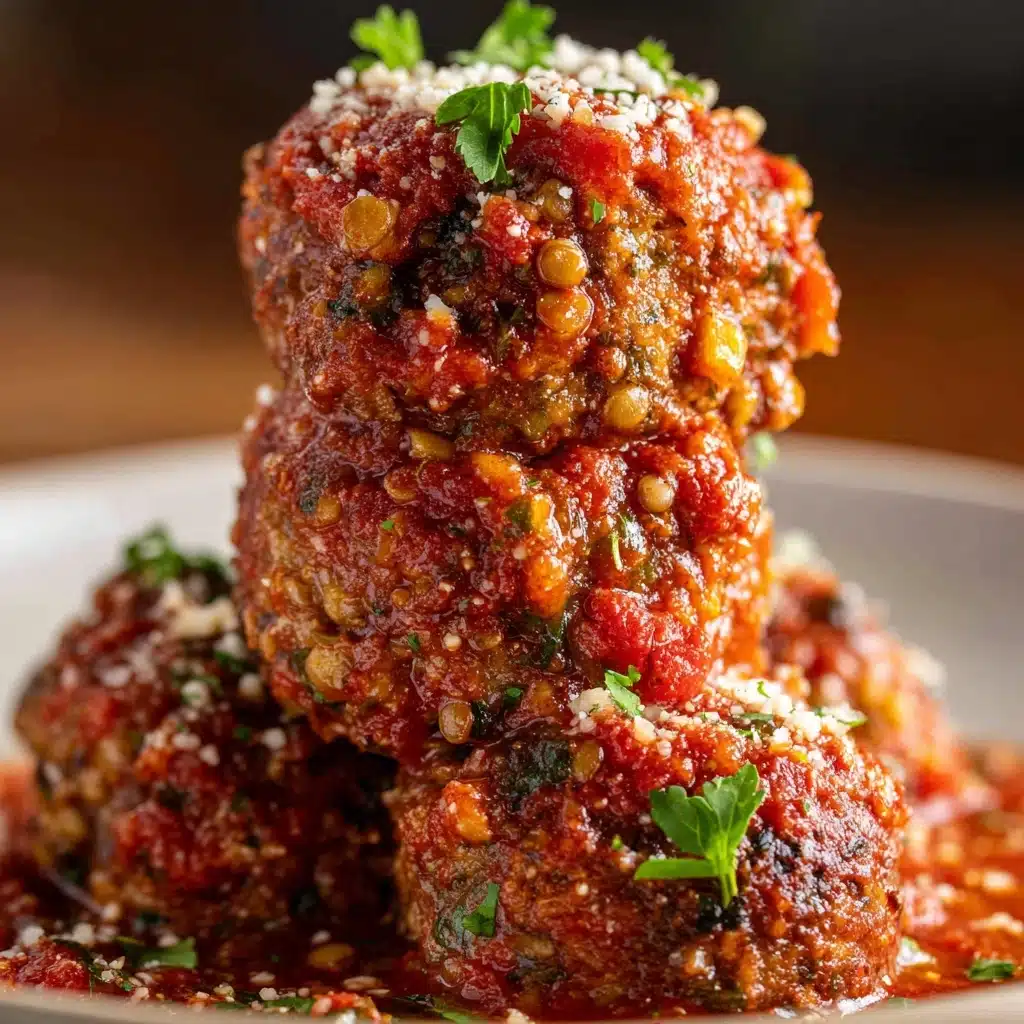 Easy Vegetarian Lentil Meatballs Recipe