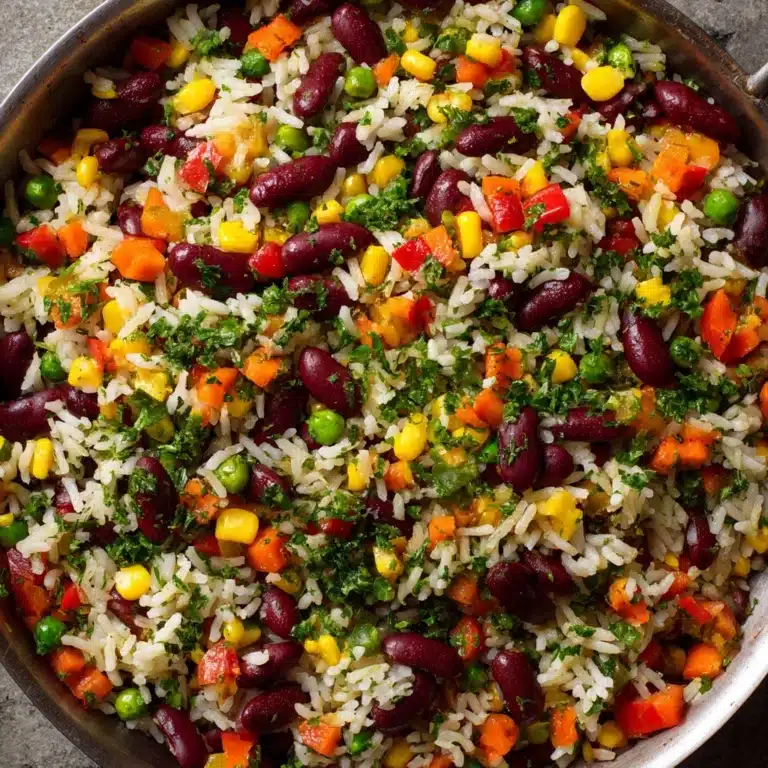 Very Veggie Rice and Beans Recipe