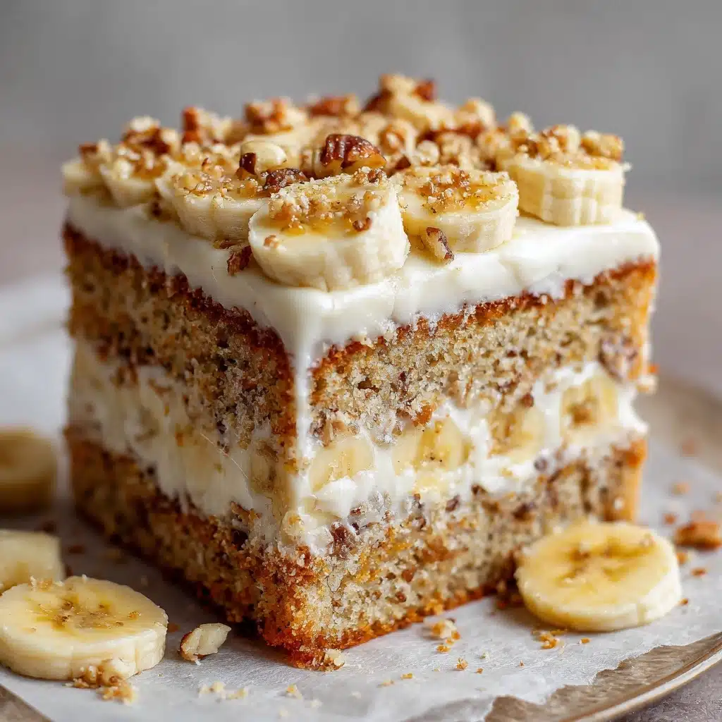 Banana Bread Cake with Cream Cheese Frosting Recipe - Recipe Image