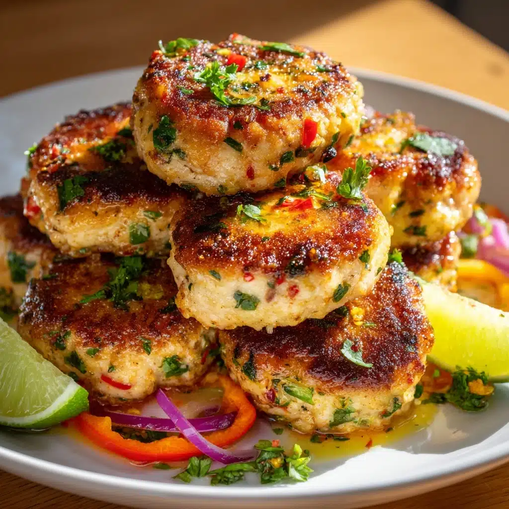 Mediterranean Chicken Patties Recipe - Recipe Image