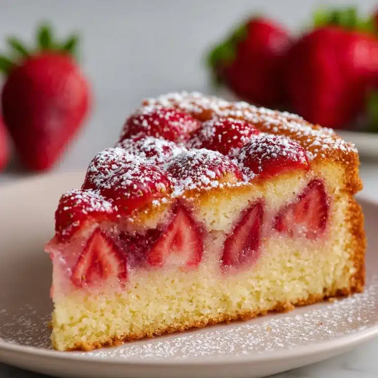 French Strawberry Cake Recipe