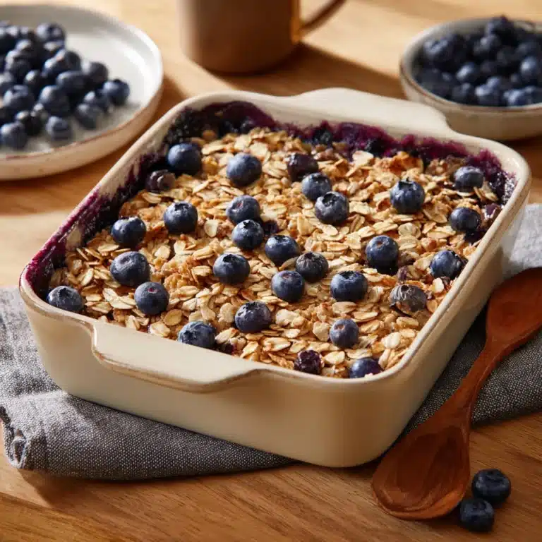 Blueberry Baked Oatmeal Recipe