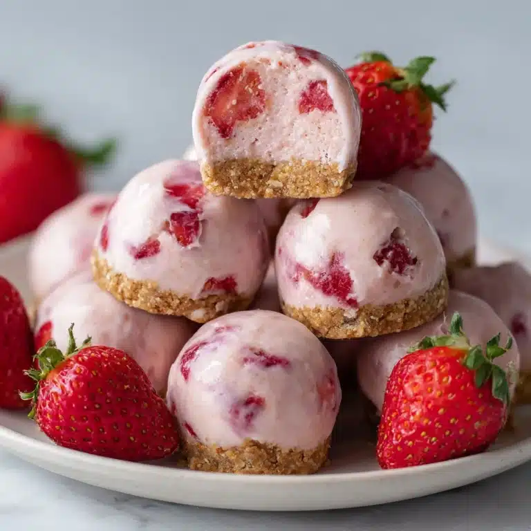 Strawberry Yogurt Bites Recipe