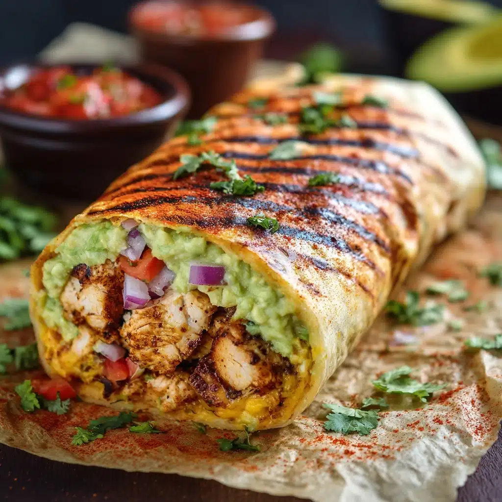Chipotle Ranch Grilled Chicken Burrito Recipe - Recipe Image