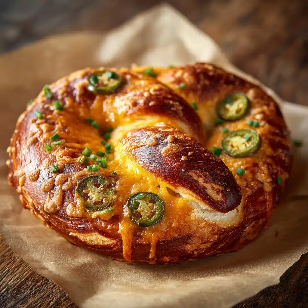 Jalapeño Cheese Stuffed Pretzels Recipe - Recipe Image
