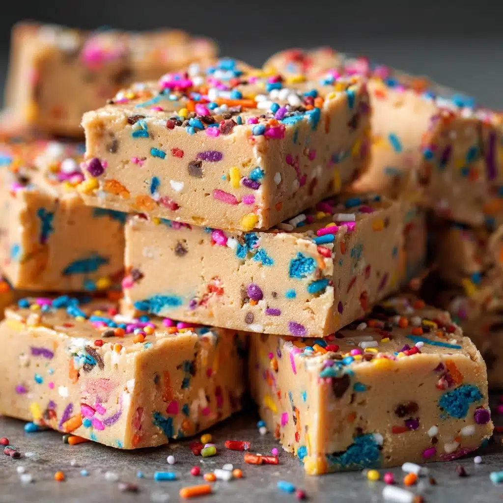 Birthday Cake Protein Bars Recipe - Recipe Image
