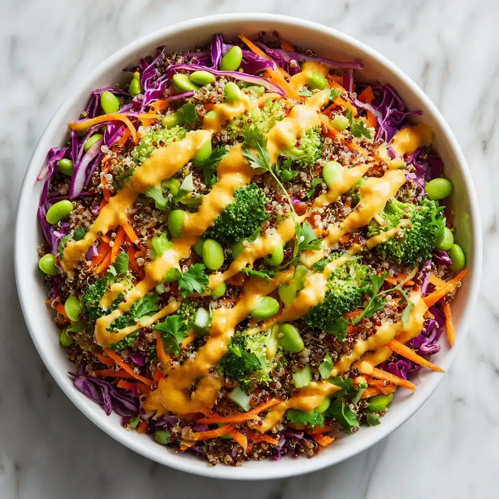 Crunchy Asian Edamame Salad with Peanut Dressing Recipe - Recipe Image
